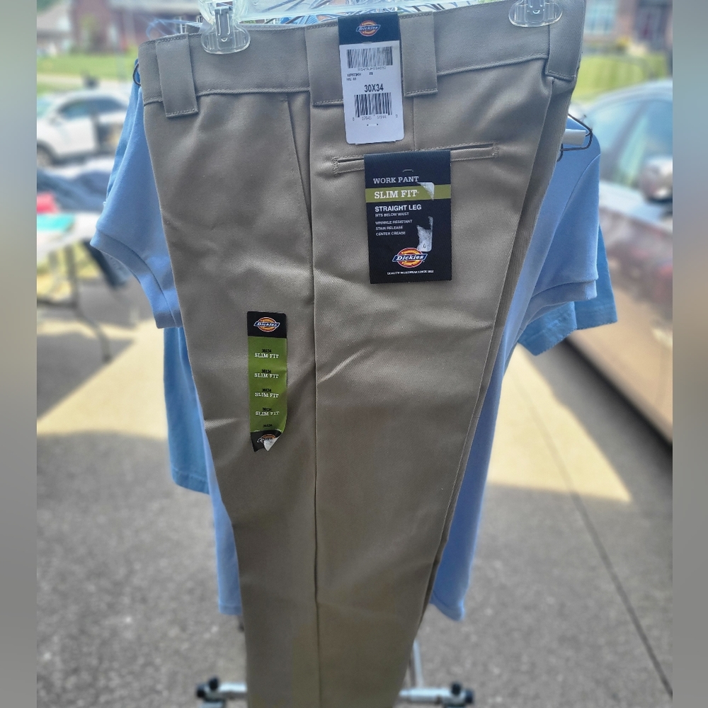 New men khaki divkie pants 30x34